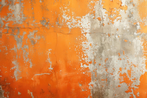 Oude mandarijnkleurige betonnen textuur Premium afbeelding