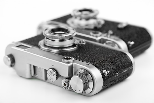 Oude mechanische fotocamera