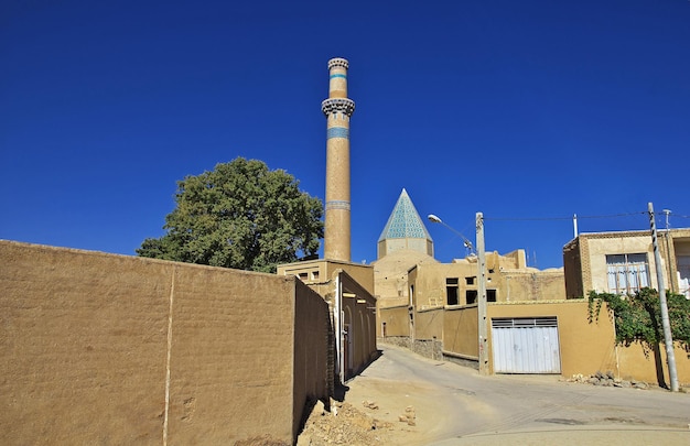 Foto oude moskee in de stad natanz iran