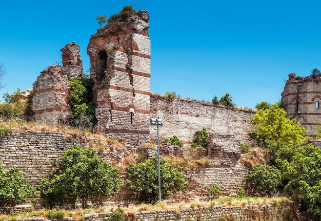 Oude muren van Constantinopel in Istanboel