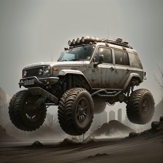 oude off-road auto