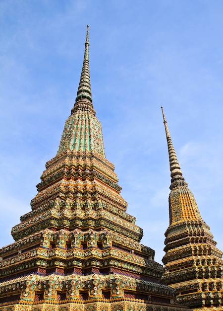 Oude Pagode of Chedi bij Wat Pho Temple, Thailand