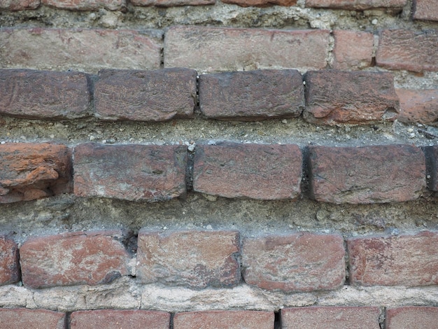 Oude rode bakstenen muur achtergrond