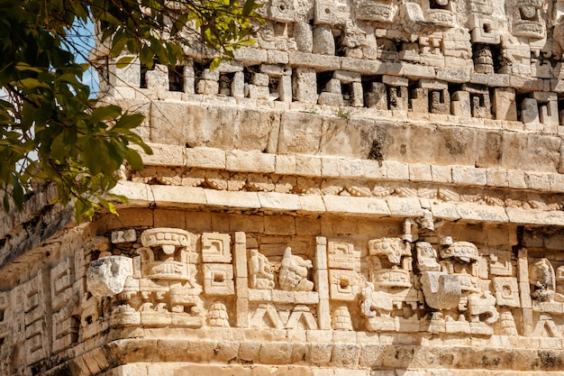 Foto oude ruïnes in chichen itza