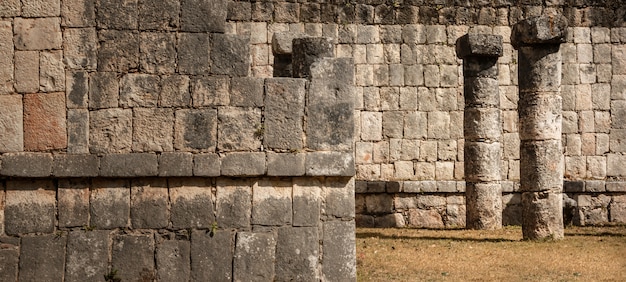 Oude ruïnes in Chichen Itza