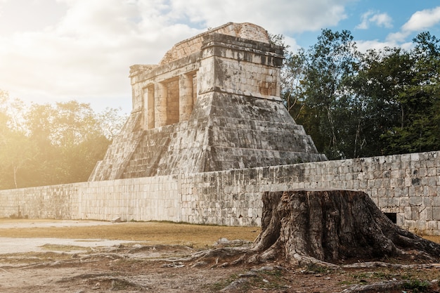 Oude ruïnes in Chichen Itza