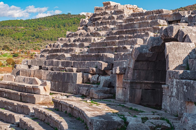 Oude ruïnes in Patara