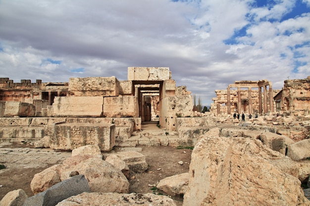 Oude ruïnes van Baalbek, Libanon