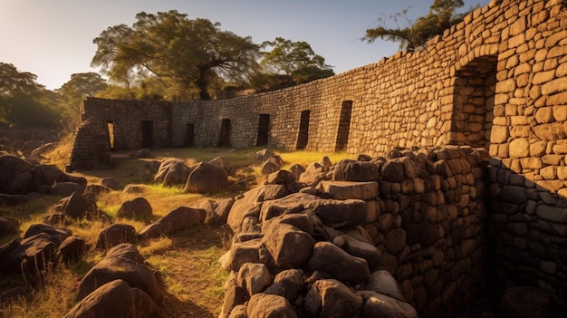 Oude ruïnes van Groot-Zimbabwe