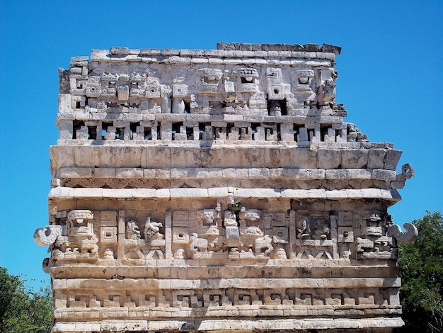 Oude ruïnes van Maya Chichen Itza Yucatan Mexico