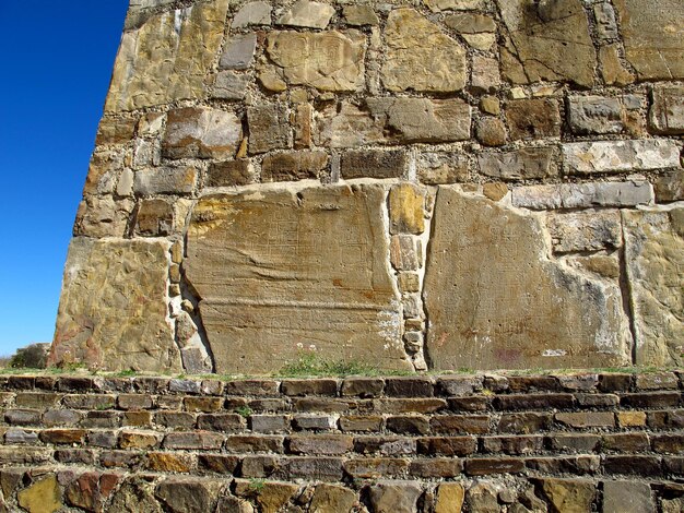 Oude ruïnes van Zapotec Monte Alban Mexico