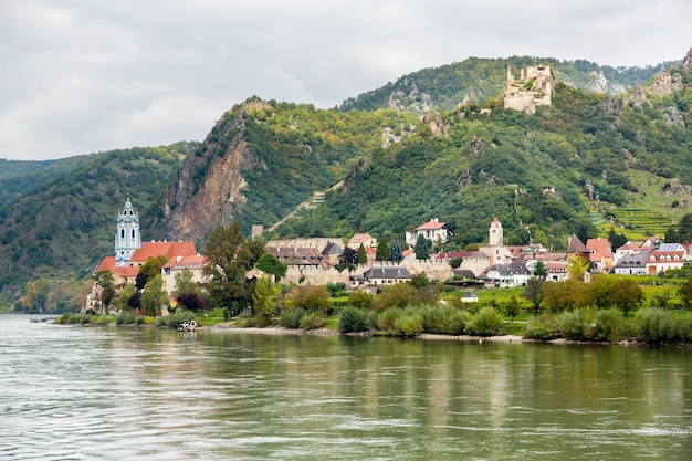 Oude stad Durnstein in Oostenrijk