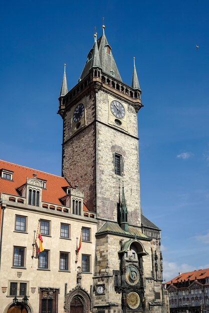 Oude stadhuistoren in Praag