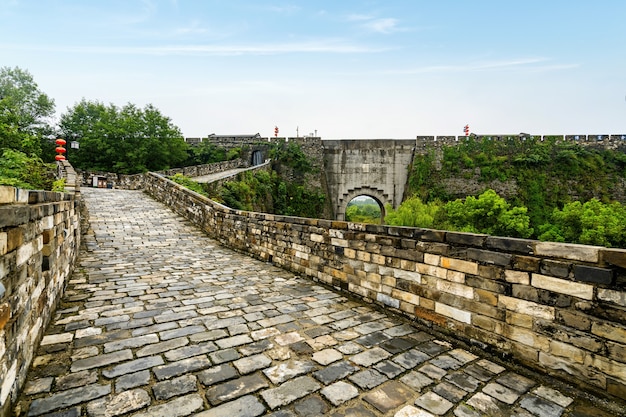 Oude stadsmuren in Nanjing, China