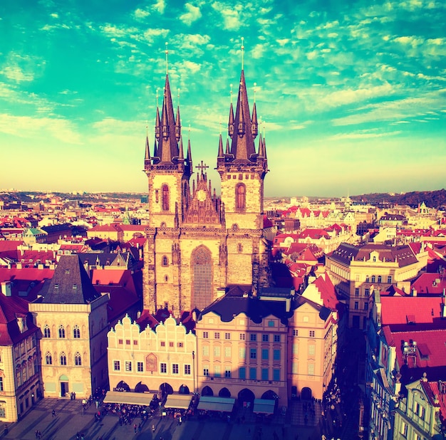 Oude stadsplein praag