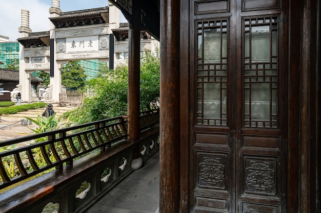 Oude stadsstraten in Nanjing, China