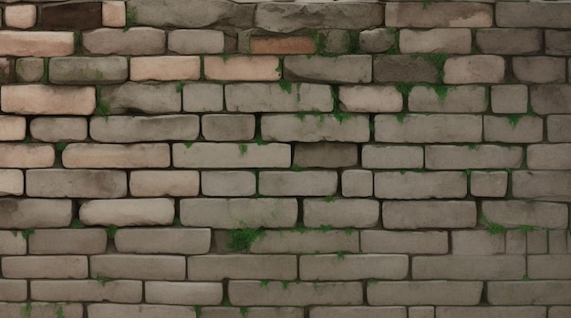 Oude stenen bakstenen muur textuur