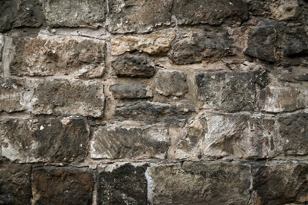 Oude stenen kasteel muur textuur achtergrond