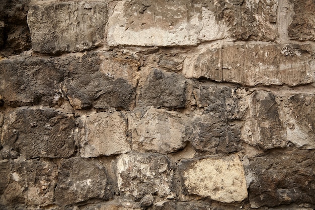 Oude stenen kasteel muur textuur achtergrond