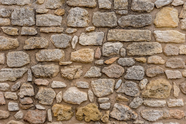 Oude stenen muur met natuursteen