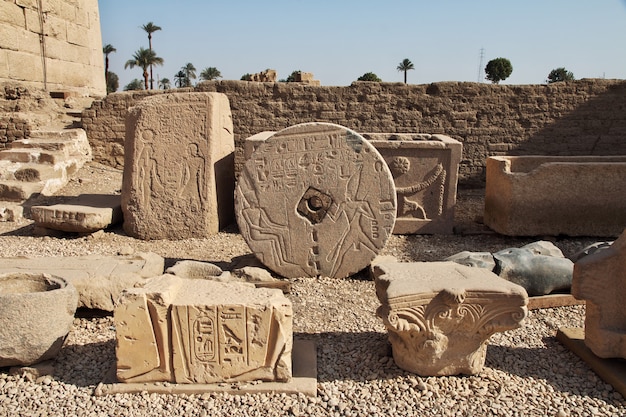 Oude tempel Hathor in Dendera, Egypte