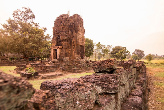 Foto oude tempelruïnes