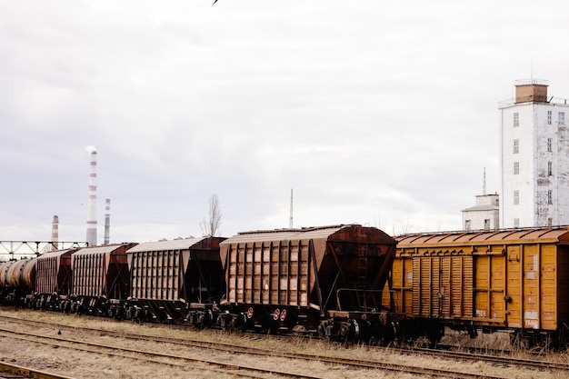 oude treinwagons