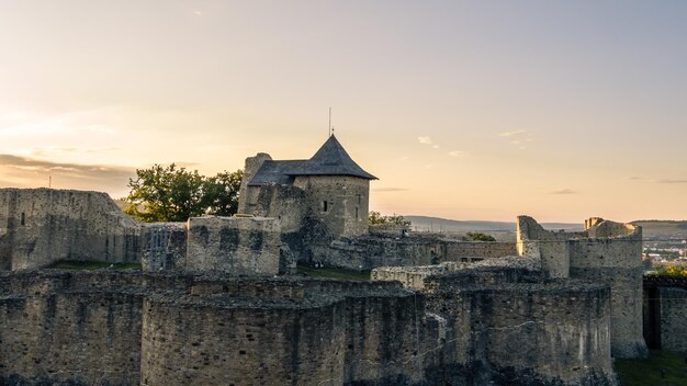 Oude vesting van Suceava in de regio Bucovina in Roemenië.