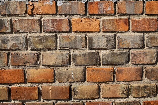 Oude vintage bakstenen muur achtergrondstructuur