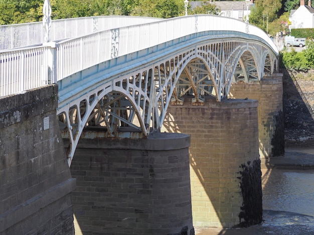 Oude Wye-brug in Chepstow