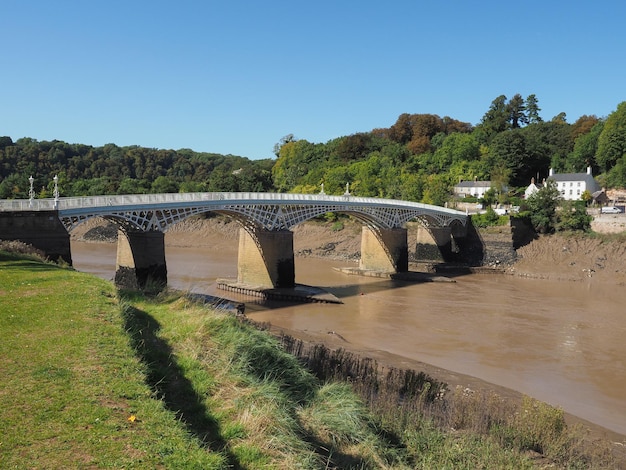 Oude Wye-brug in Chepstow