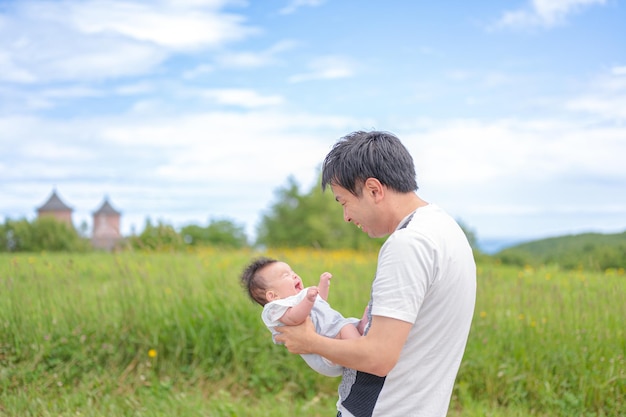 Ouders en kinderen en Blue Sky