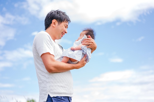 Ouders en kinderen en Blue Sky