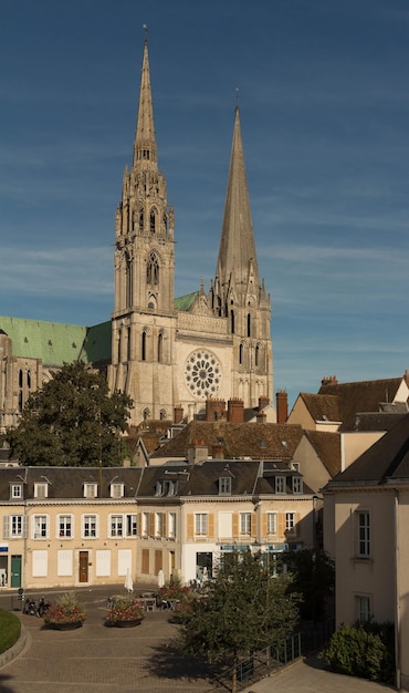 The Our Lady of Chartres cathedral France