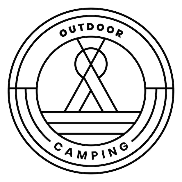 Outdoor avontuur png badge doorzichtige achtergrond