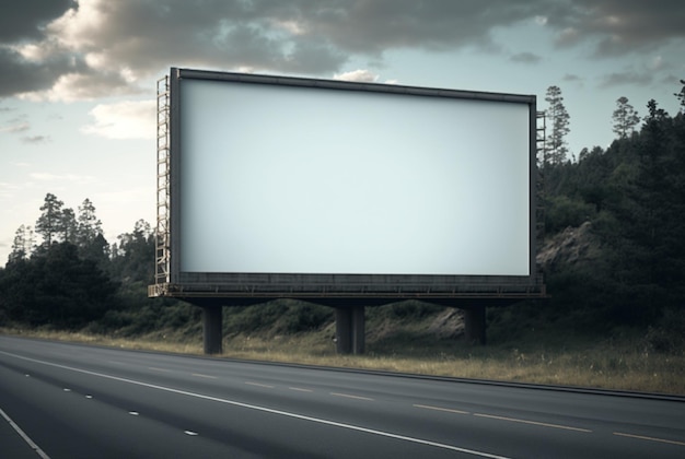 Outdoor billboard mockup outdoor outdoor reclameposter Generatieve AI