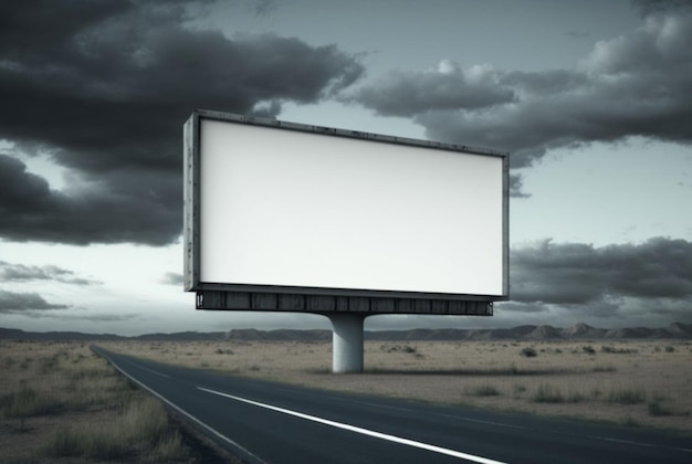 Outdoor billboard mockup outdoor outdoor reclameposter Generatieve AI