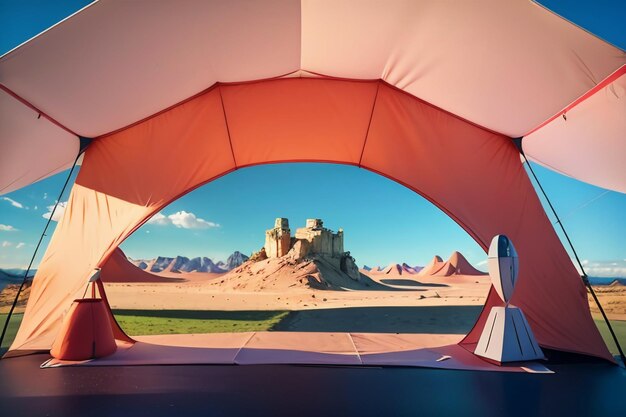 Outdoor camping tent leisure relaxation travel tool field survival rest wallpaper background