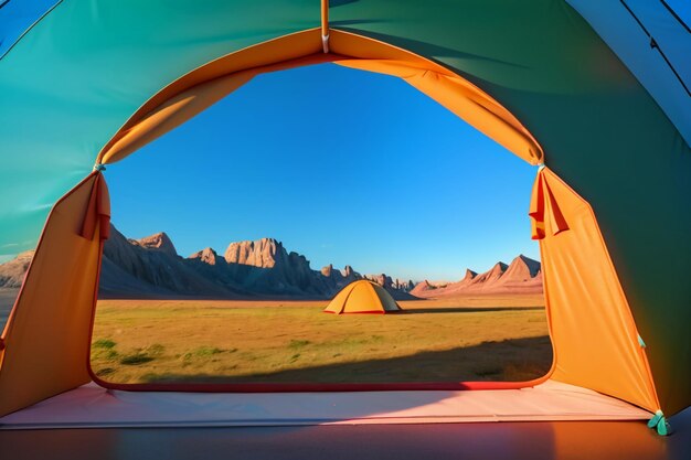 Outdoor camping tent leisure relaxation travel tool field survival rest wallpaper background