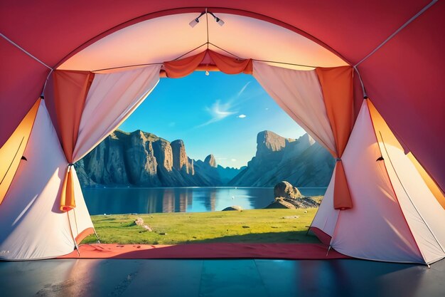 Outdoor camping tent leisure relaxation travel tool field survival rest wallpaper background