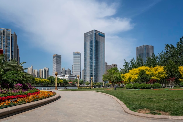 屋外の中国天津市の風景