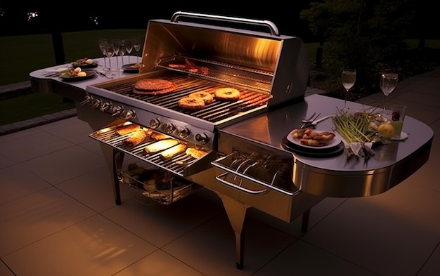 Outdoor Cooking Mastery Stainless Steel Grills