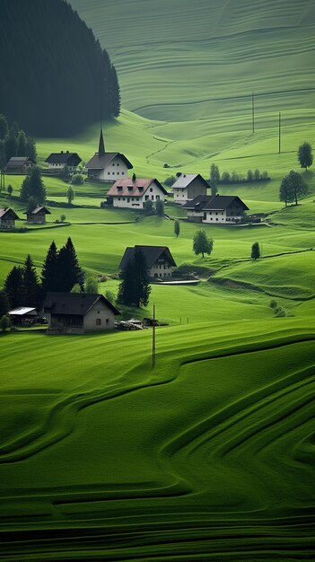 Outdoor European rural landscape free pictures