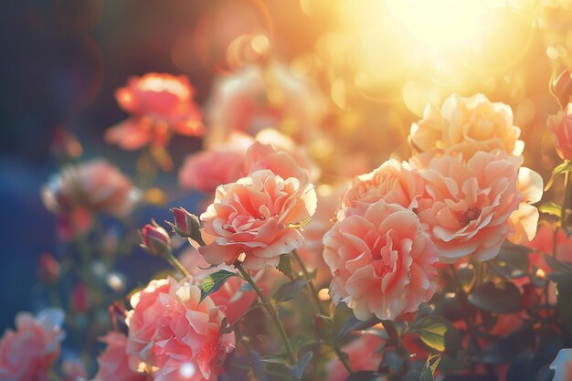 Outdoor flower background