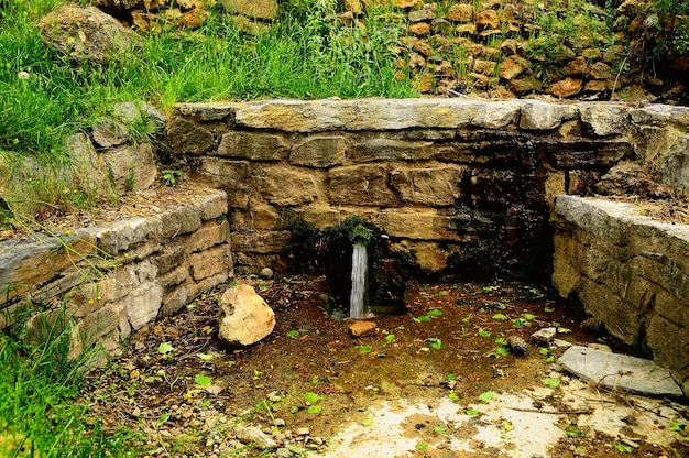 Outdoor fountains and drinking troughs