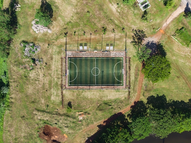 Открытый мини-футбол, футбольное поле