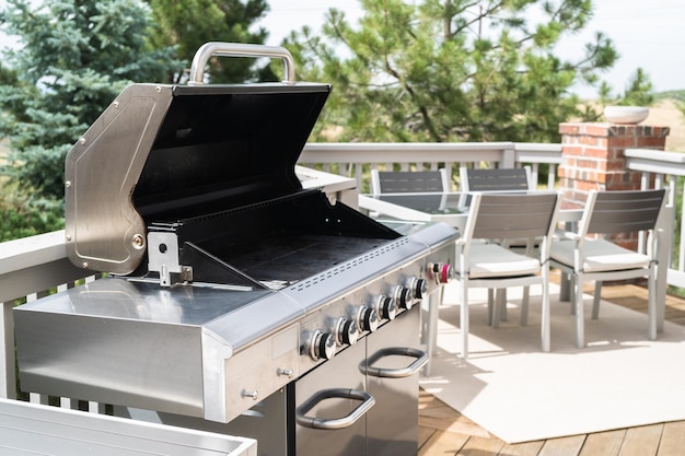 Outdoor gas grill