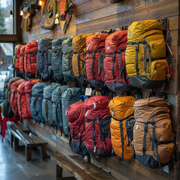 Outdoor gear displays equip exploration in business of adventure retail