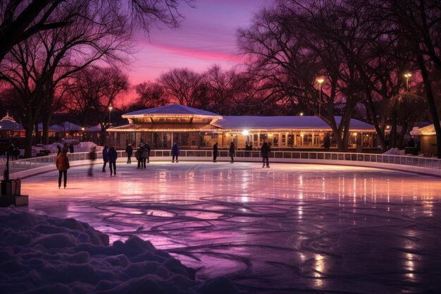 Outdoor Ice Rinks Generative AI