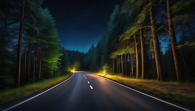 Outdoor nature landsacpe forest tree road highway path landscape art wallpaper